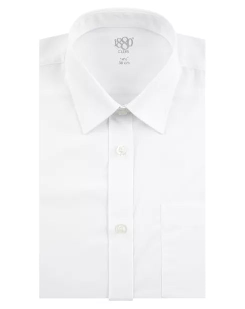 1880 Club 25206 01 White 2 Pack Short Sleeve Shirts