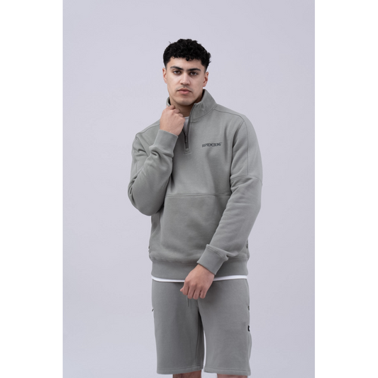Supremebeing Rico- Z6202 Soft Green 1/4 Zip