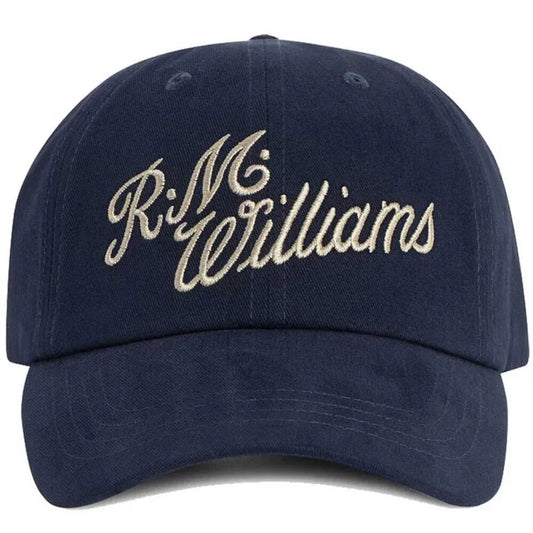 RM Williams Script Navy/Bone Cap