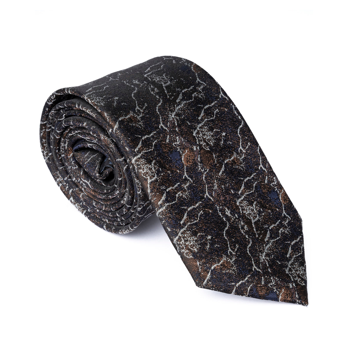 Remus Uomo TP4225 47 Dark Blue Brown Tie Set