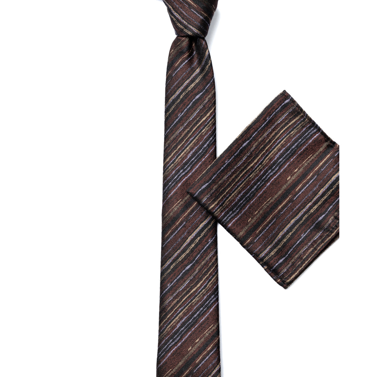 Remus Uomo TP4229 46 Brown Tie Set