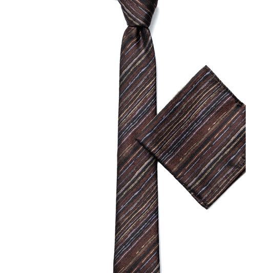 Remus Uomo TP4229 46 Brown Tie Set