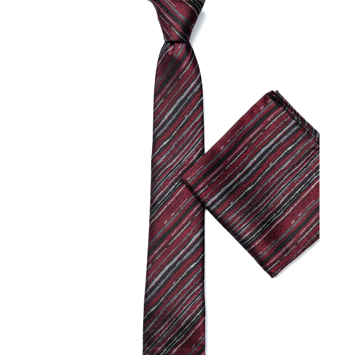 Remus Uomo TP4229 67 Maroon Tie Set