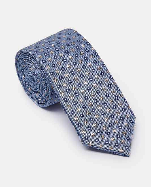 Remus Uomo TP4851 24 Blue Tie & Pocket Square Set