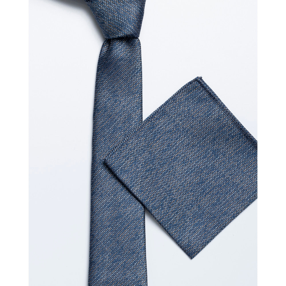 Remus Uomo Tp4964 26 Turquoise Tie & Pocket Square Set