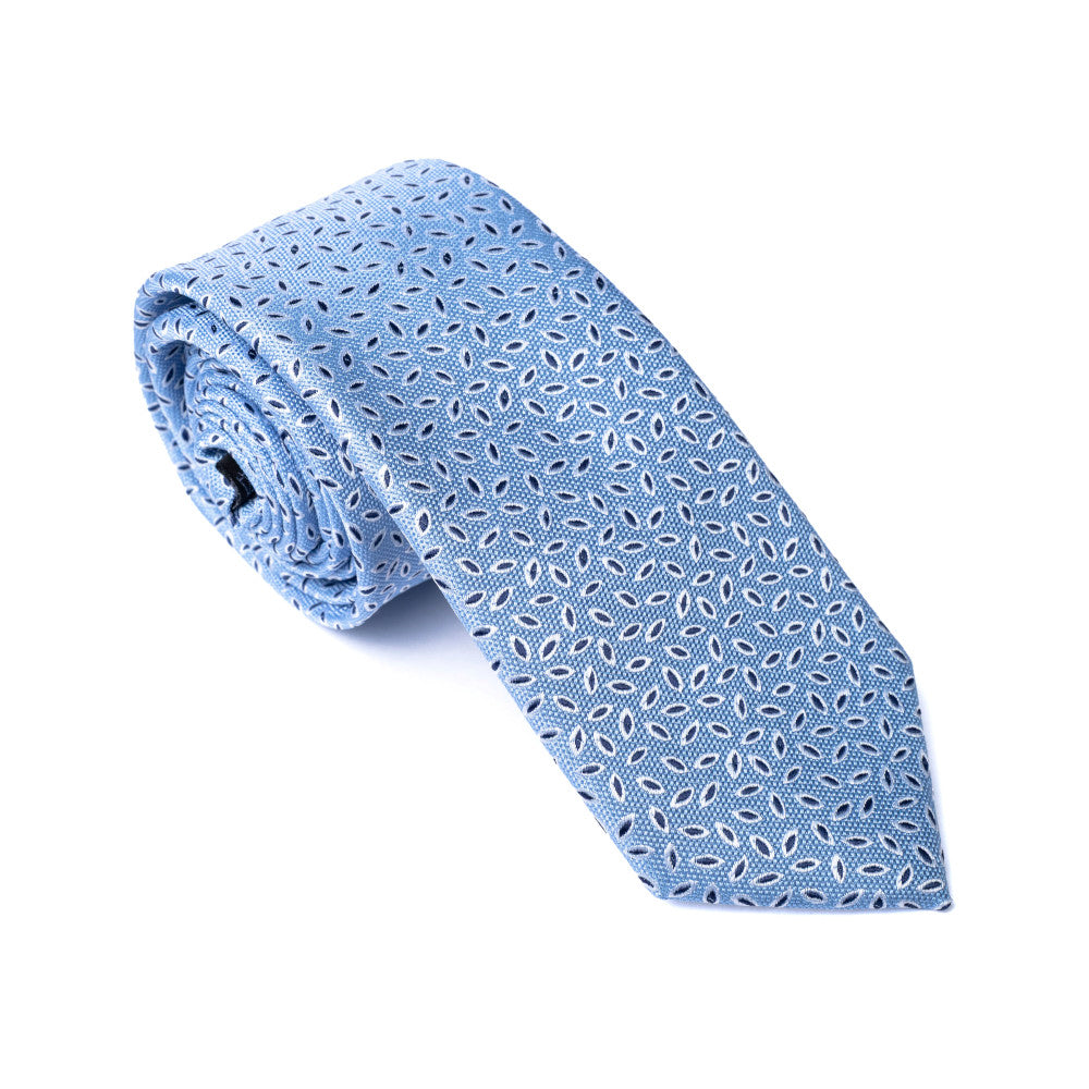 Remus Uomo Tp4971 23 Blue Tie & Pocket Square Set