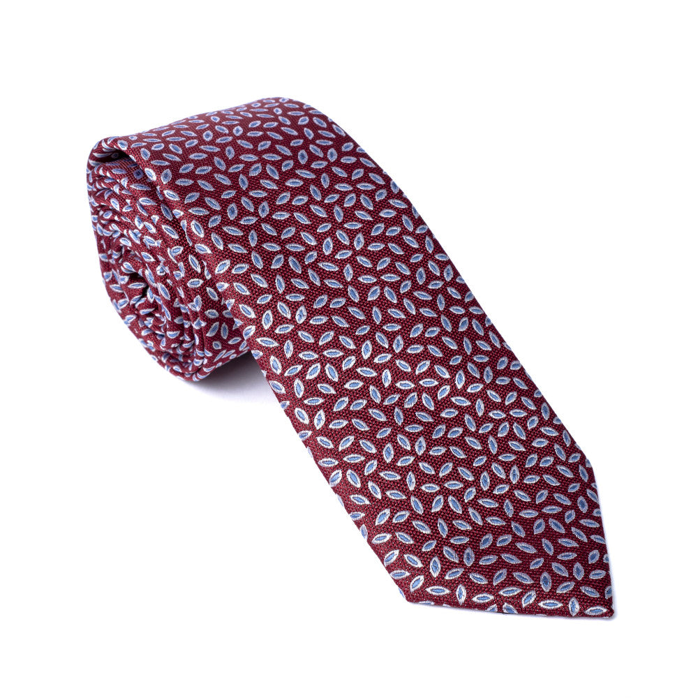 Remus Uomo Tp4971 68 Wine Tie & Pocket Square Set