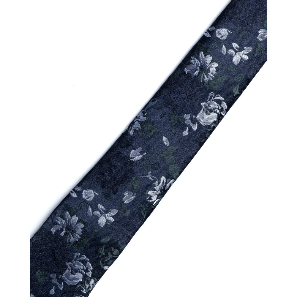 Remus Uomo Tp4973 38 Dark Green Tie & Pocket Square Set