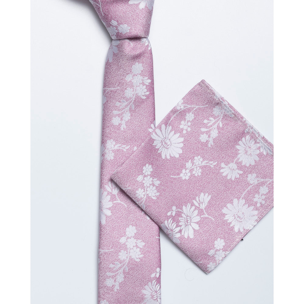 Remus Uomo Tp4978 63 Pink Tie & Pocket Square Set