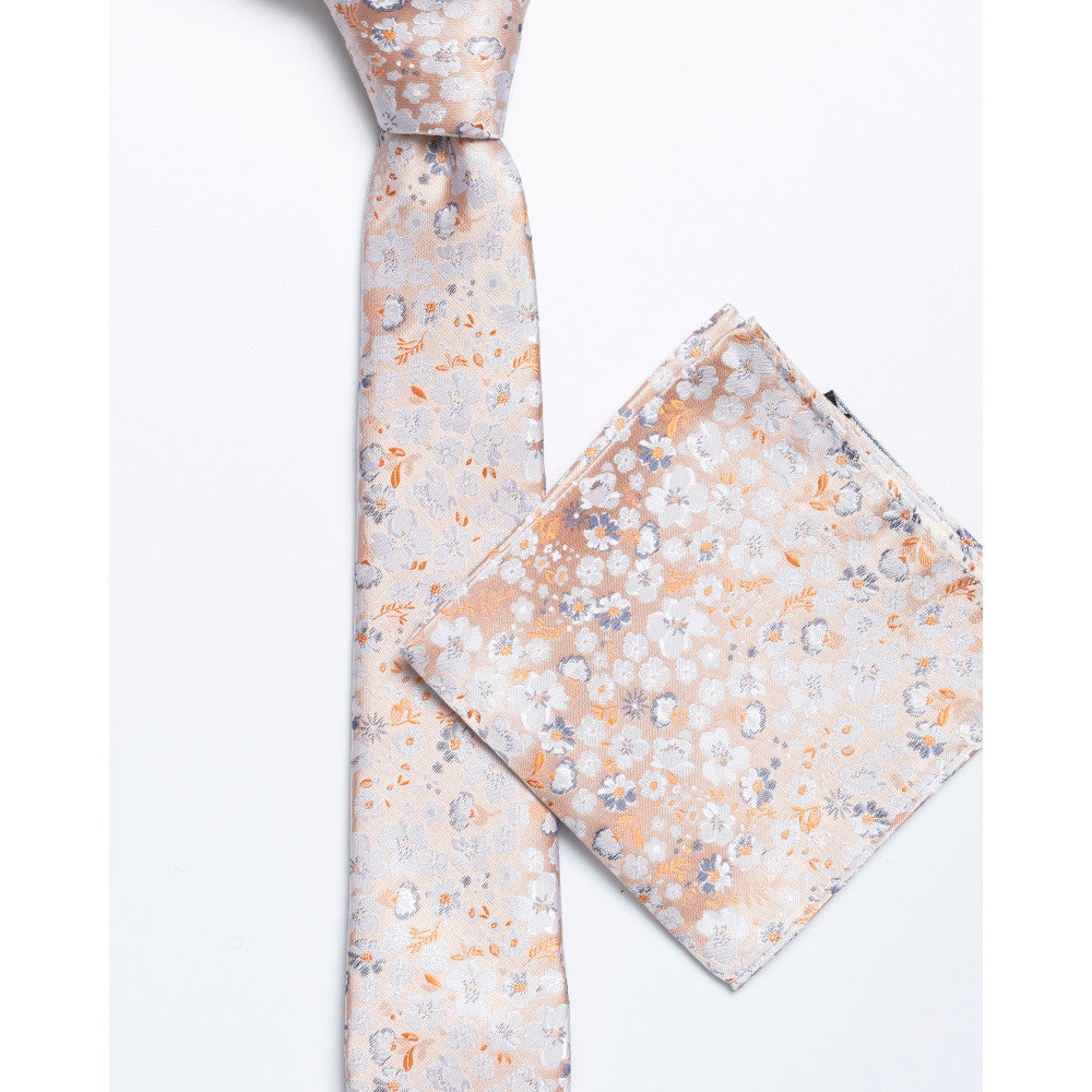 Remus Uomo Tp4980 51 Yellow Tie & Pocket Square Set