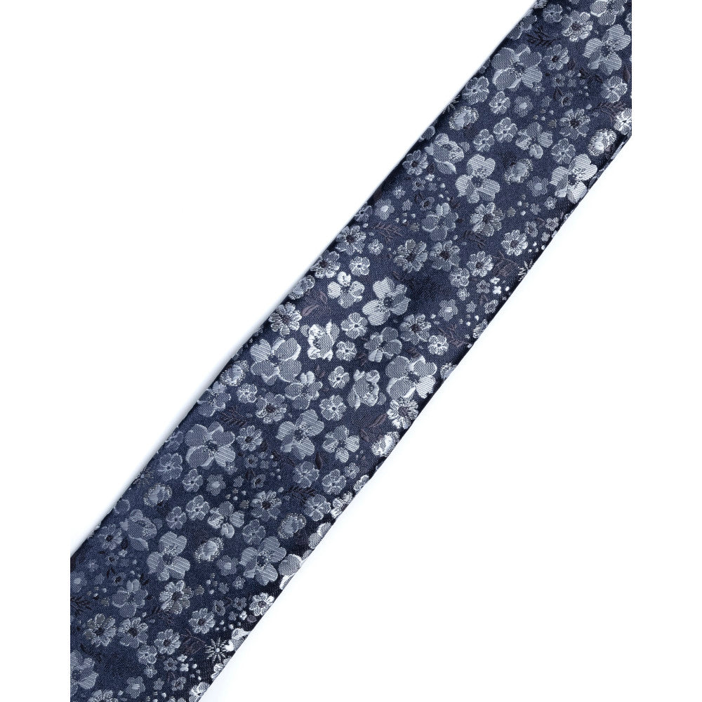 Remus Uomo Tp4980 78 Navy Tie & Pocket Square Set