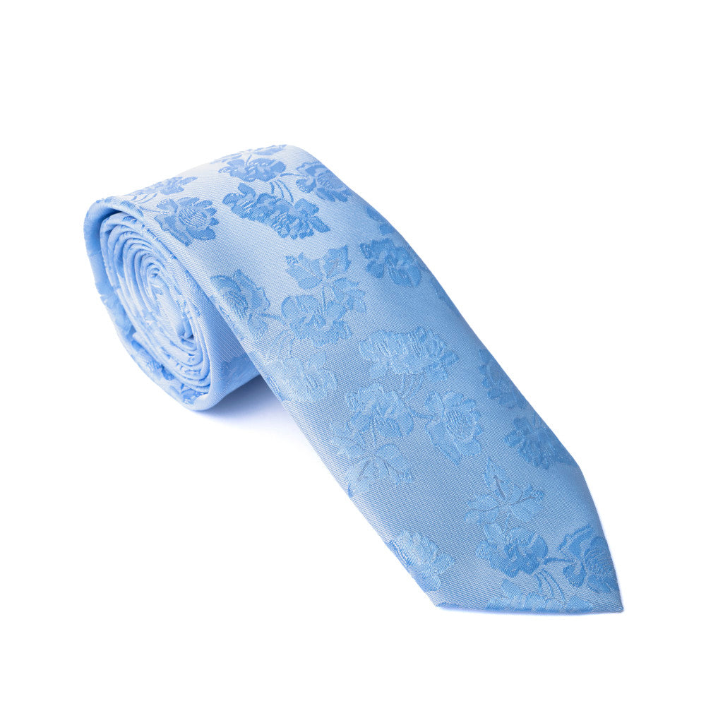 Remus Uomo Tp4981 23 Blue Tie & Pocket Square Set