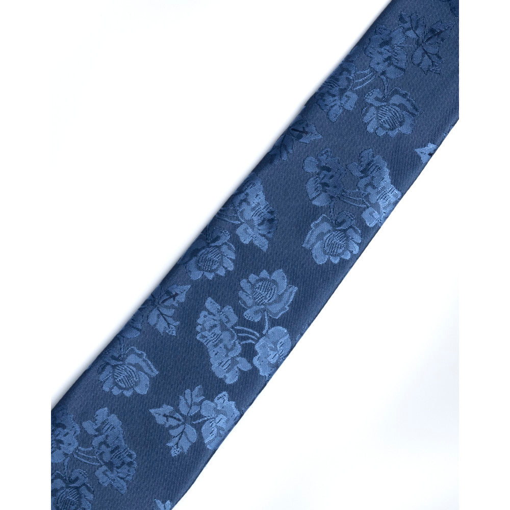 Remus Uomo Tp4981 25 Blue Tie & Pocket Square Set