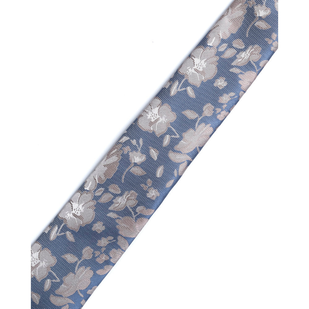 Remus Uomo Tp4983 25 Blue Tie & Pocket Square Set