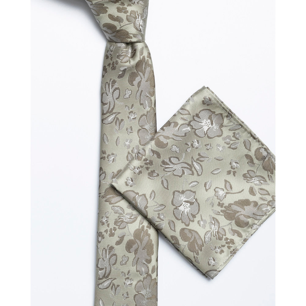 Remus Uomo Tp4983 34 Green Tie & Pocket Square Set