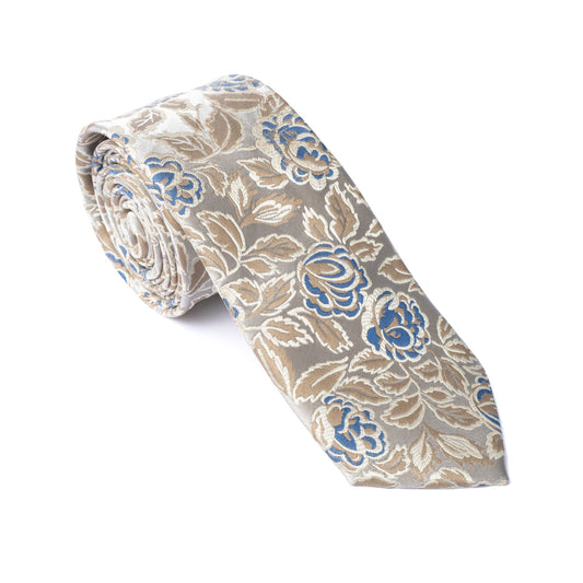 Remus Uomo Tp4984 93 Beige Tie & Pocket Square Set