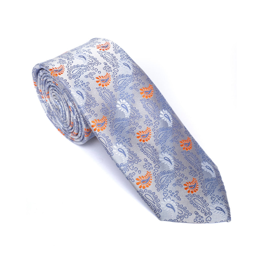Remus Uomo Tp4987 03 Grey Tie & Pocket Square Set