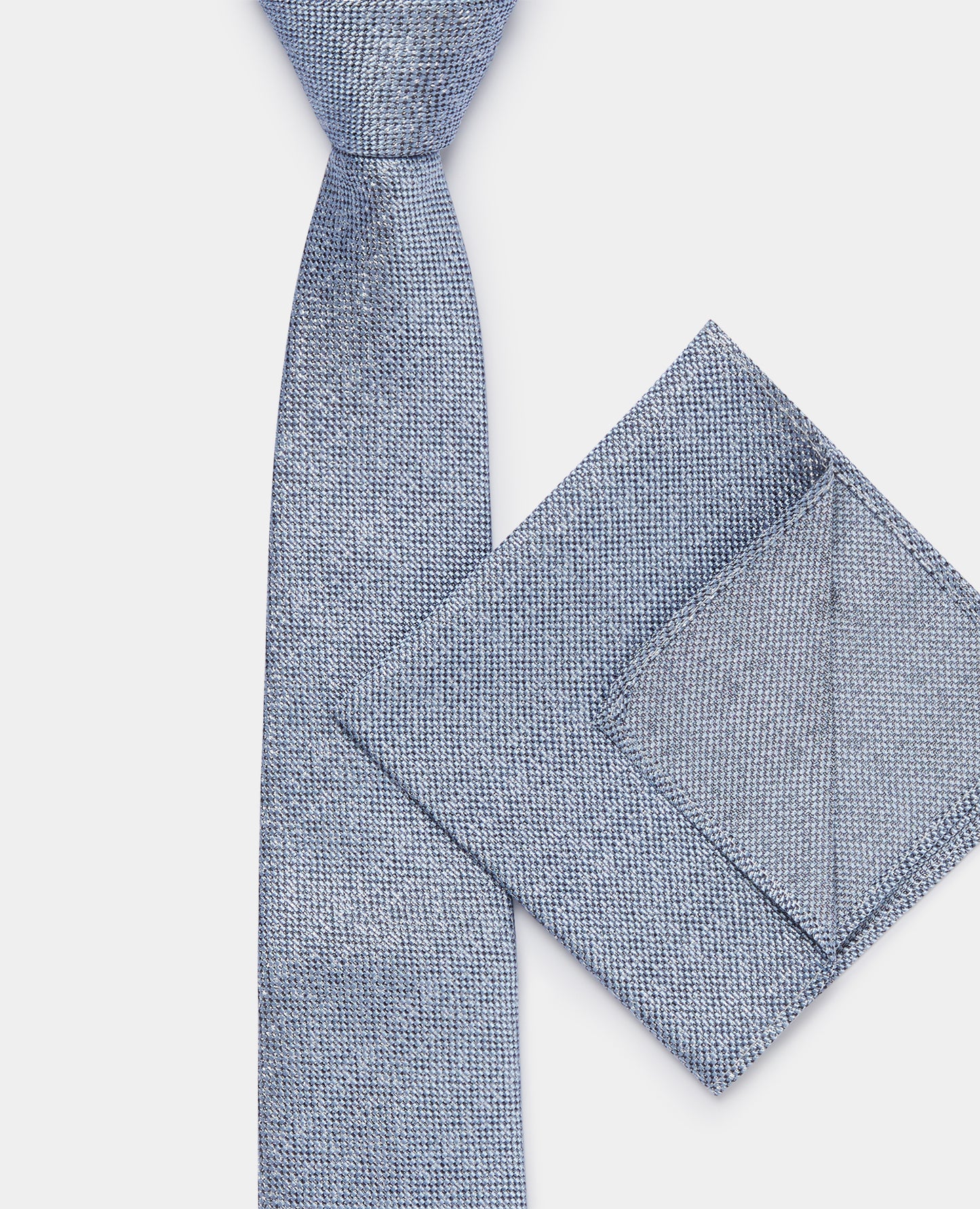 Remus Uomo TP6855 24 Blue Tie & Pocket Square Set