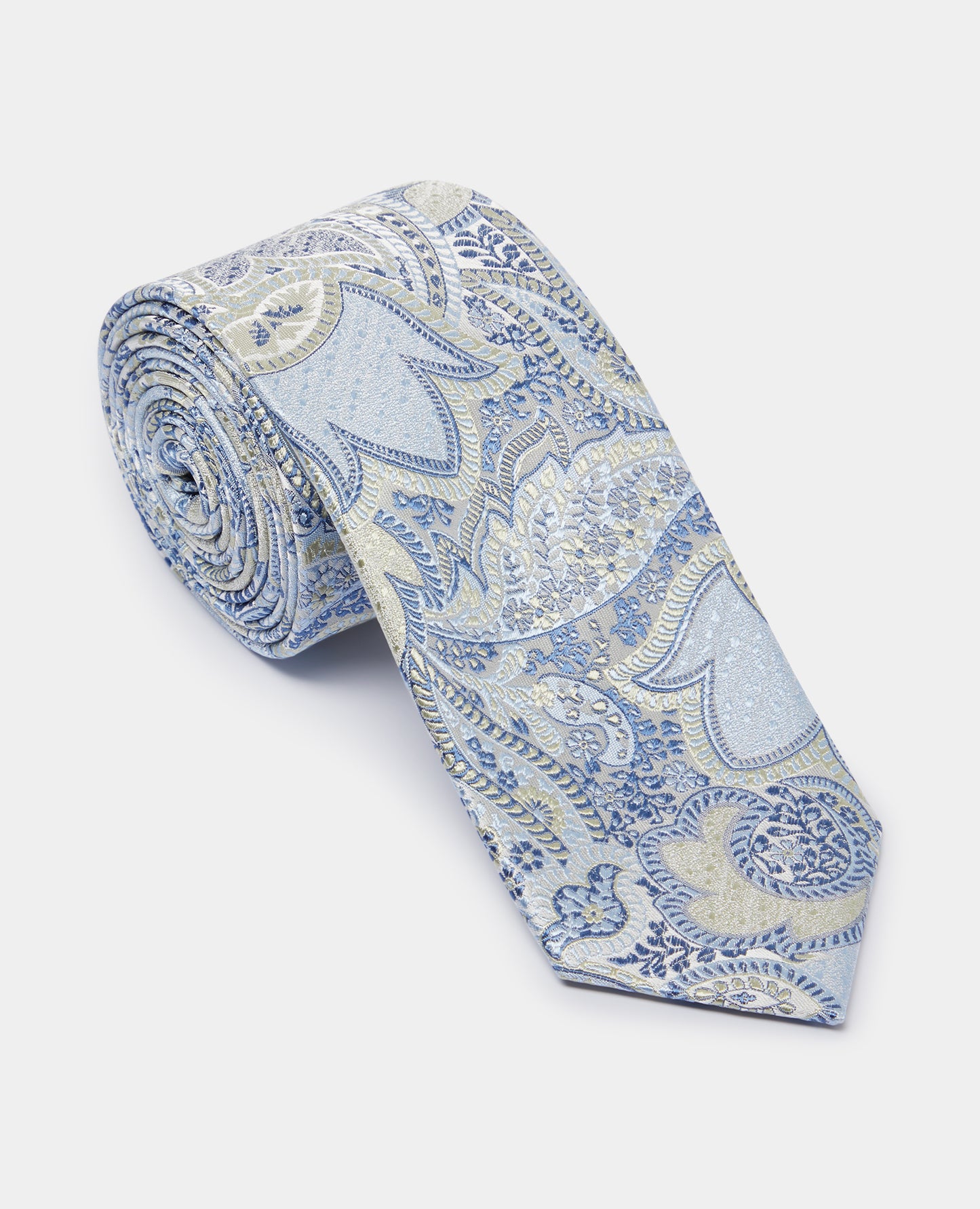 Remus Uomo TP6859 32 Pale Green Tie & Pocket Square Set