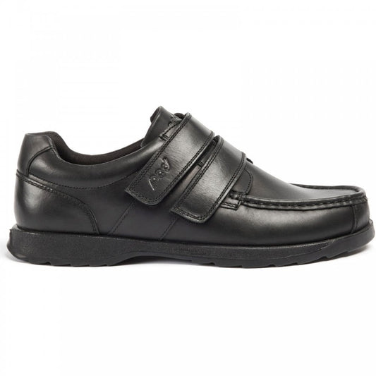 Pod Aran Double Strap Black Shoe