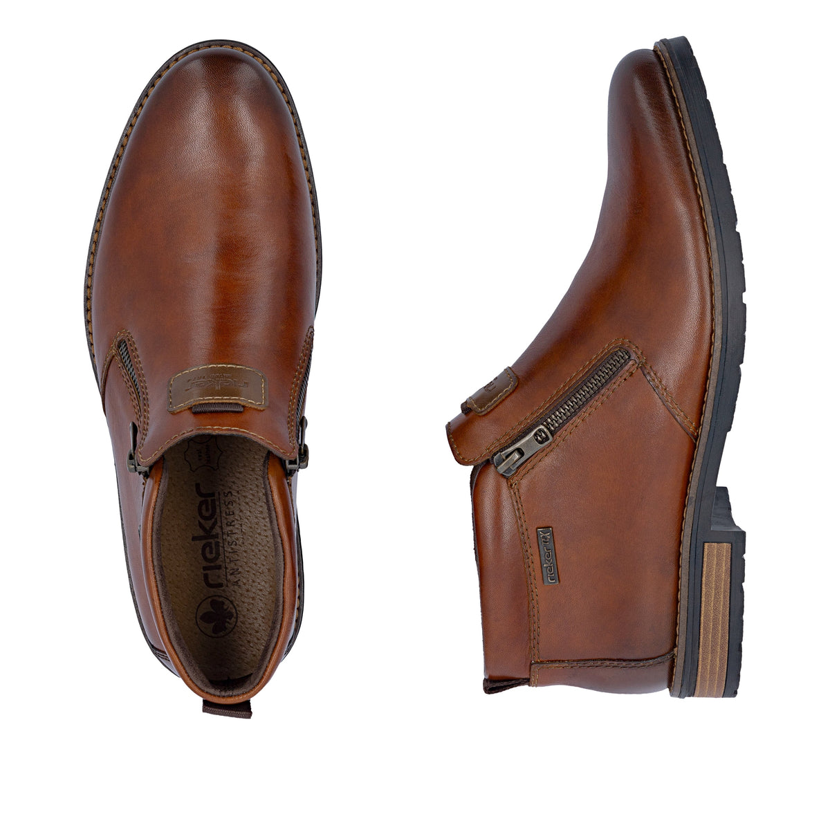 Rieker 14656-24 Brown Short Boots