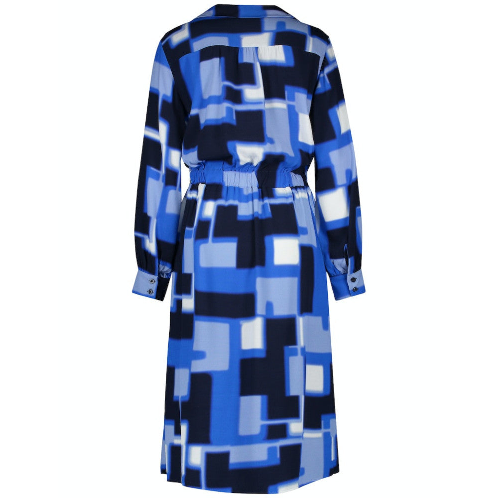 Gerry Weber 280013 31509 8088 Blue Print Woven Dress