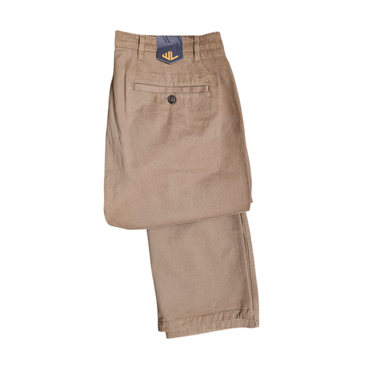 White Label 87011 Tapered Fit Taupe Chino