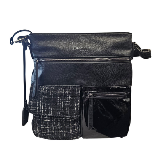 Remonte Q0729 01 Black Combi Handbag