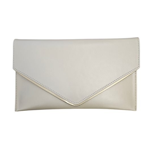 Emis T36 8414 Ecru Pearl/Gold Handbag