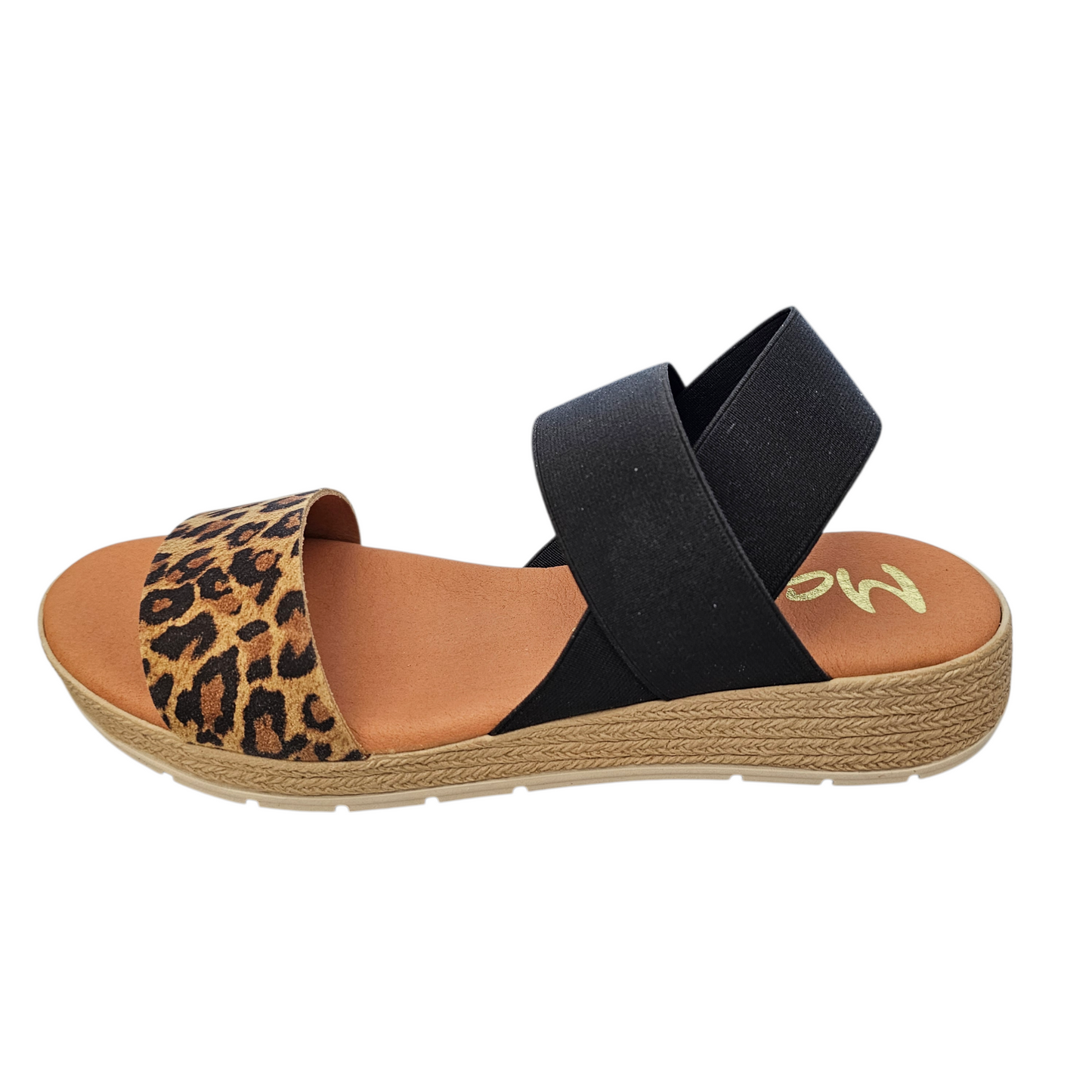 Marila Ibiza Leopard Black Sandals