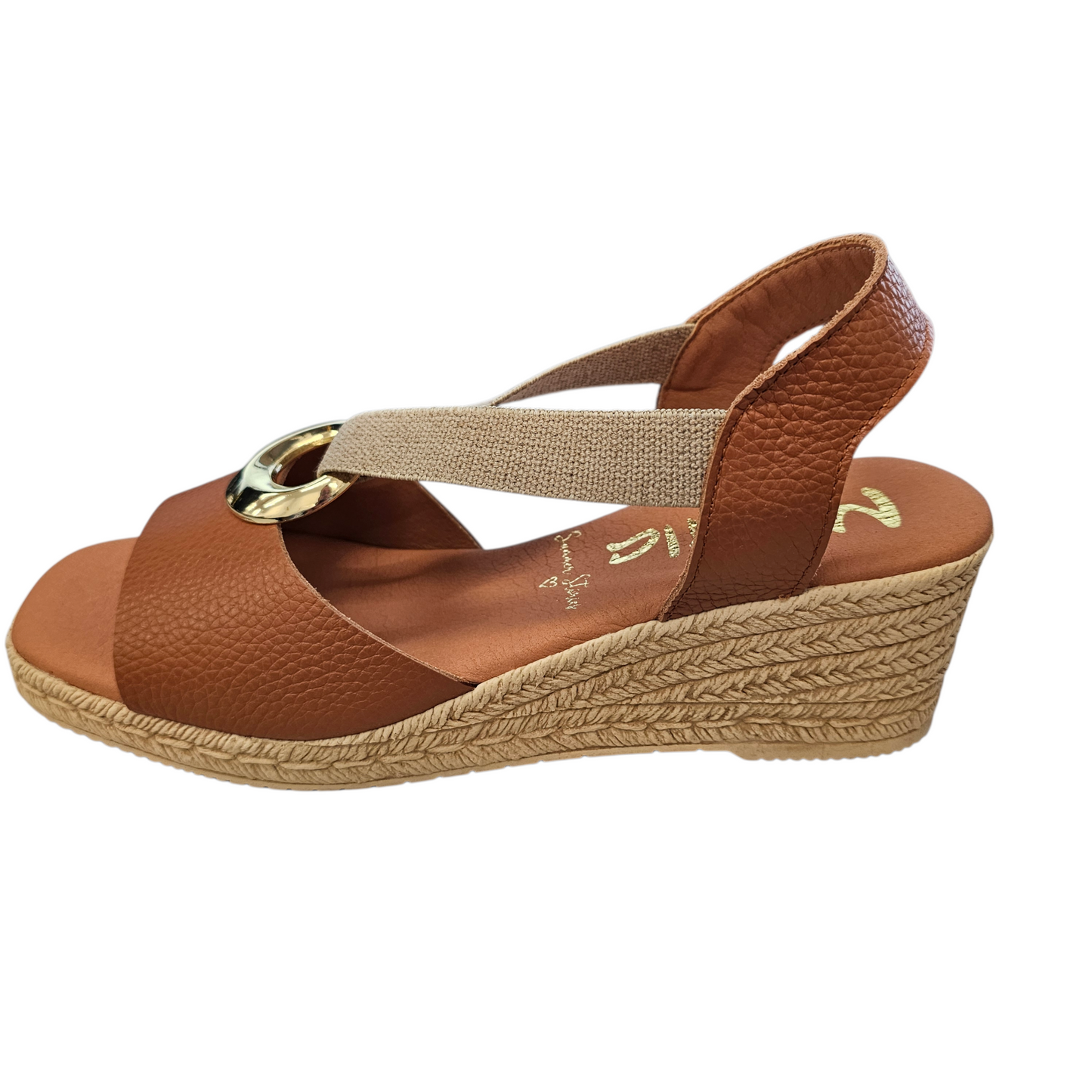 Marila Iber Oxford Camel Sandals