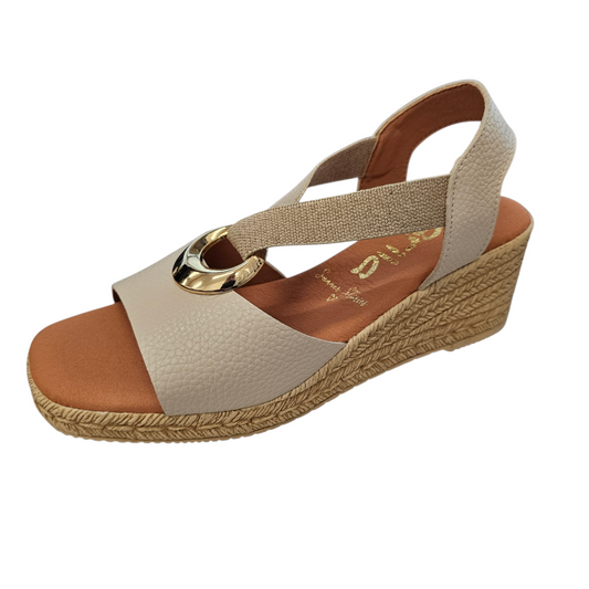 Marila Iber Oxford Beige Sandals
