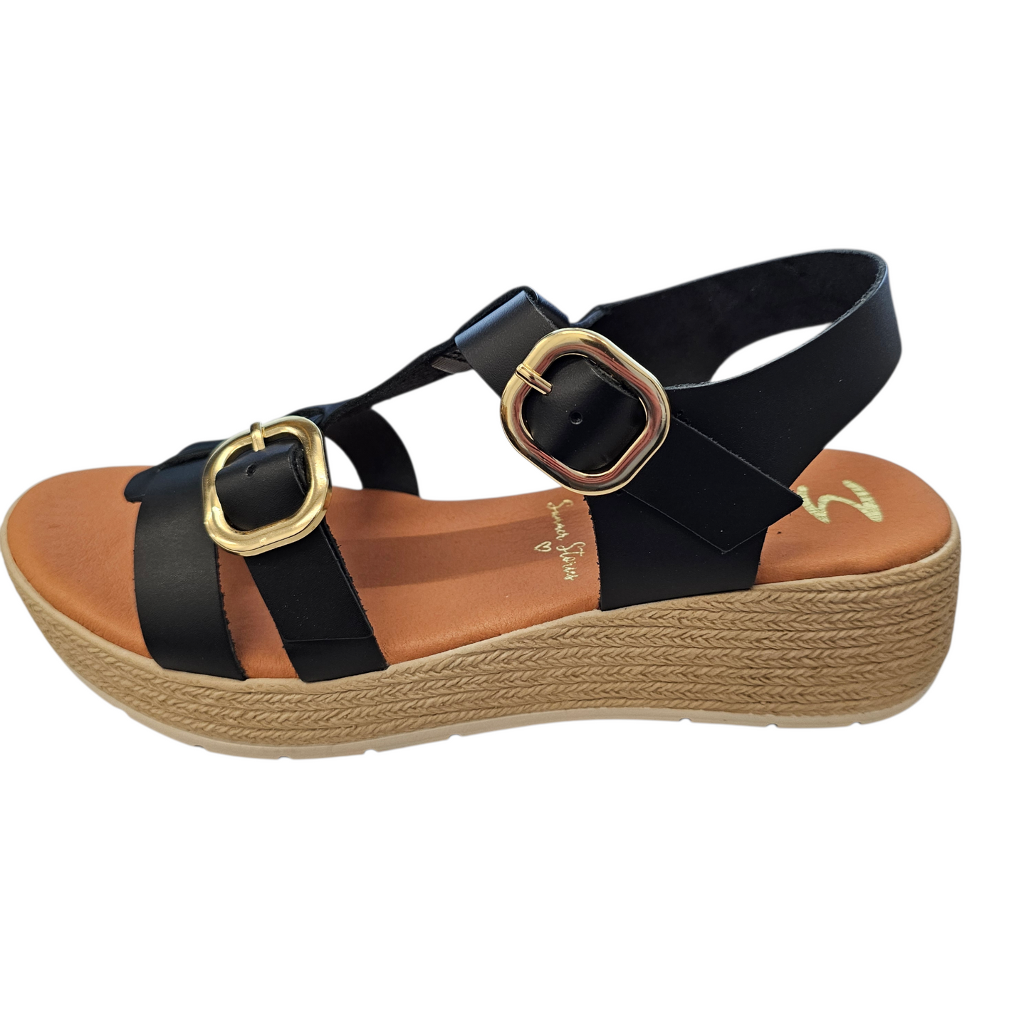 Marila Bamba Black Sandals
