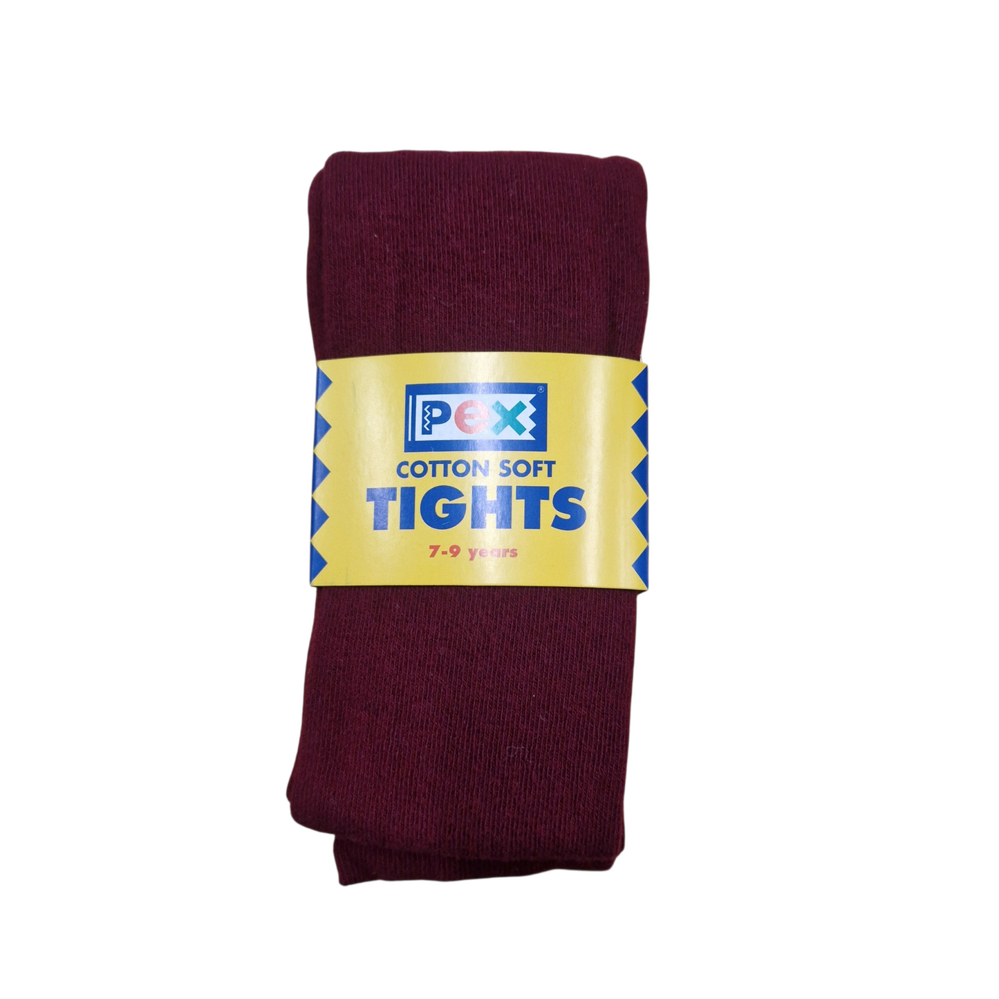Pex Wine Cotton School Tights