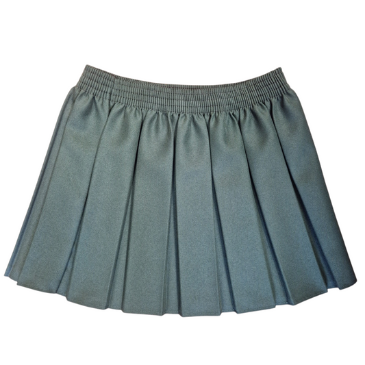 Pleated All Rnd Skirt Grey