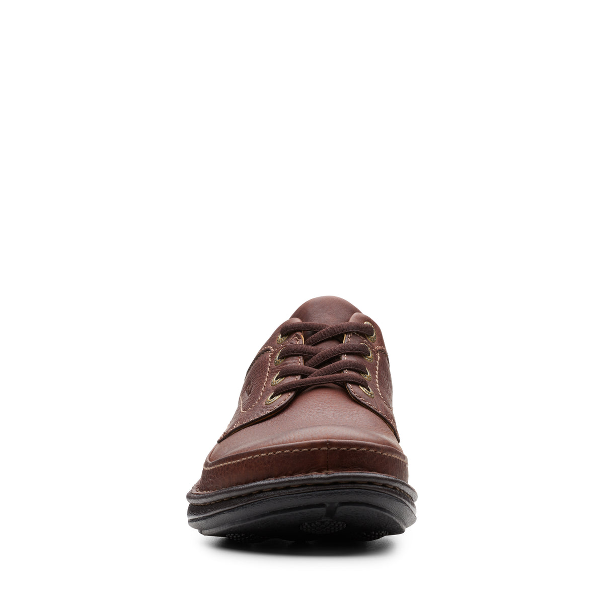 Clarks Nature Three Mahogany Leather Shoes