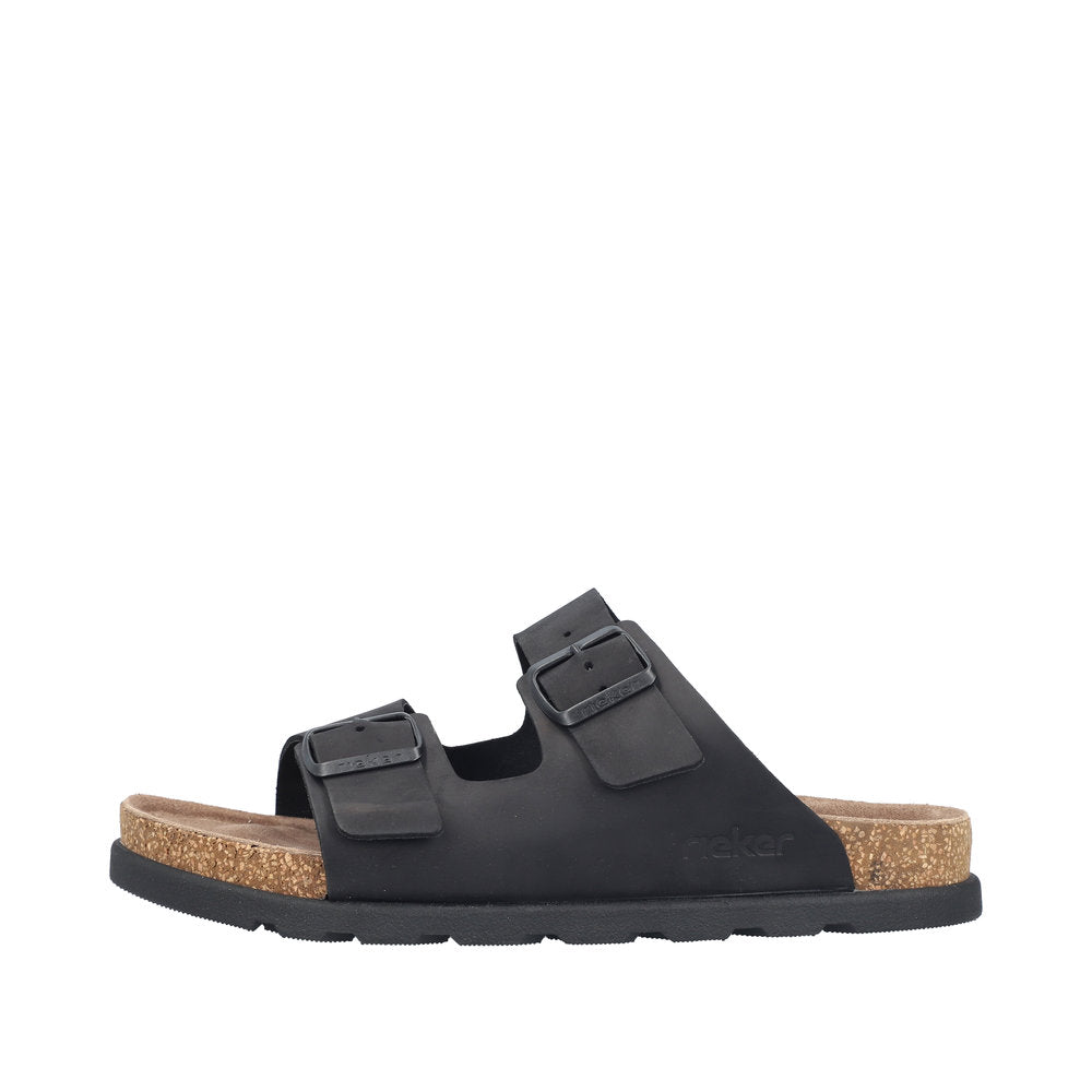 Rieker 21190-00 Black Sandals