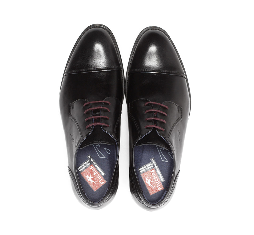 Fluchos 8412 Memory Black Stk Black Casual Shoes