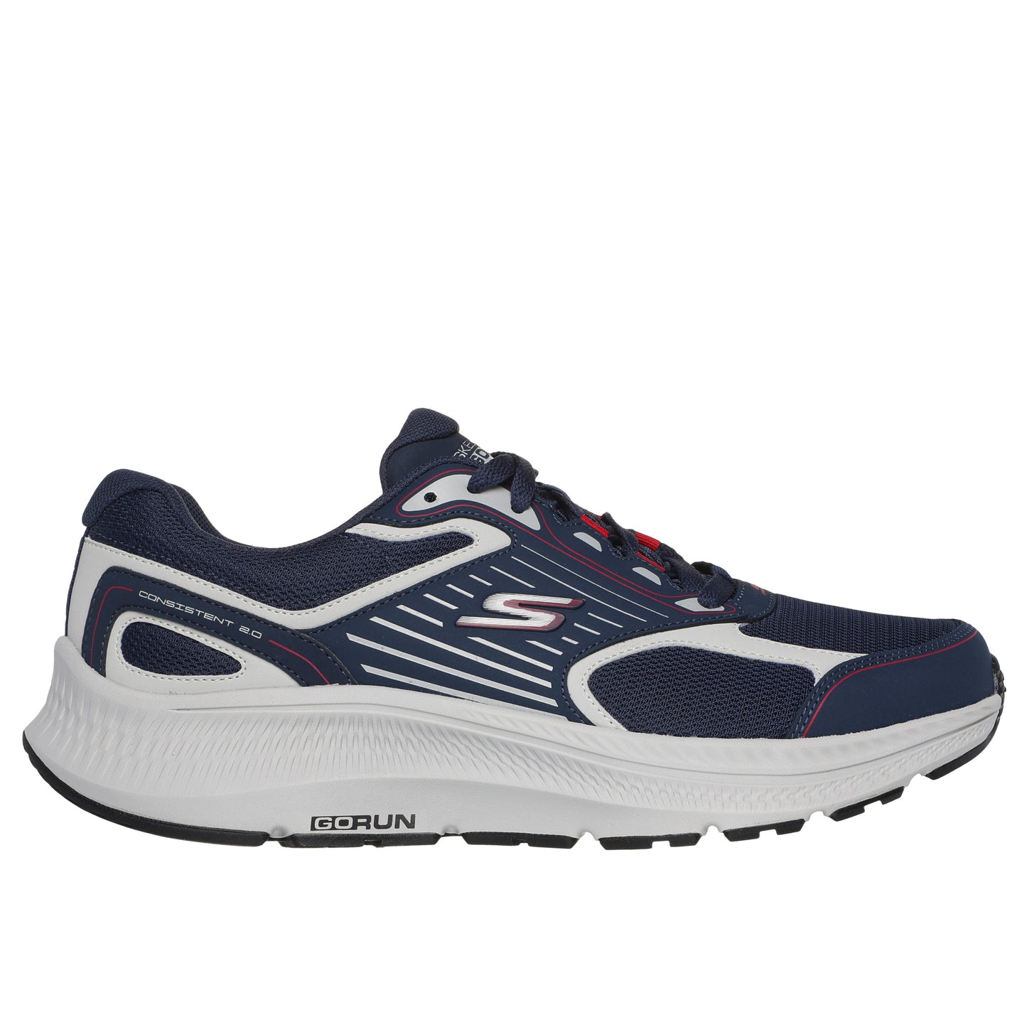 Skechers 220866 Go Run Consistent 2.0 Navy/Red Trainers