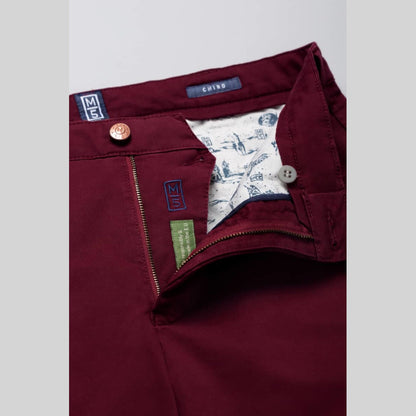 M5 By Meyer 6001 57 Bordeaux Casual Cotton Chinos