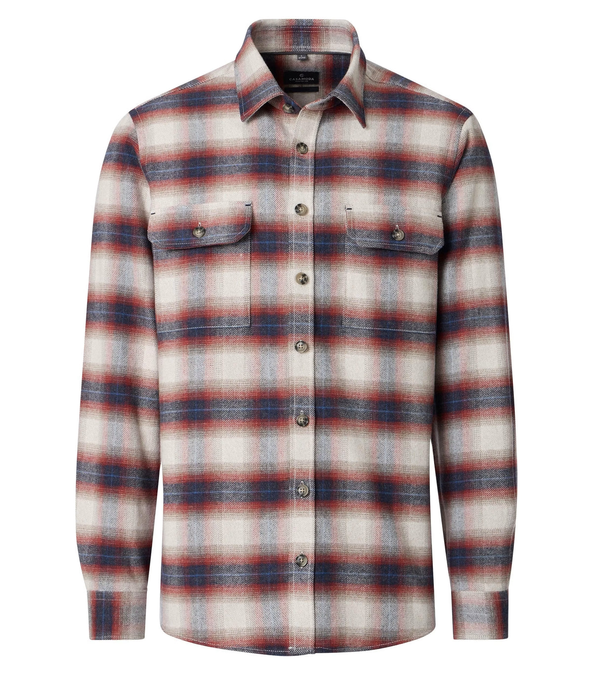 Casa Moda 126132260 400 Garnet Overshirt