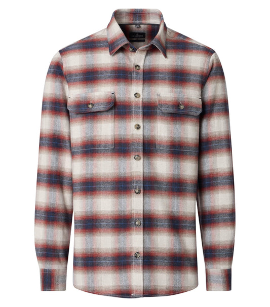 Casa Moda 126132260 400 Garnet Overshirt