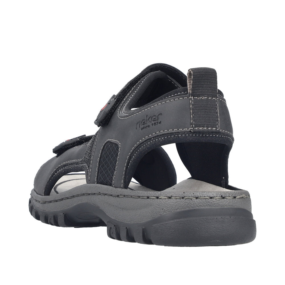 Rieker 25055-00 Black Sandals