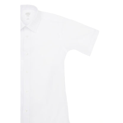 1880 Club 25306 01 White Slim Fit Short Sleeve Shirts Twin Pack