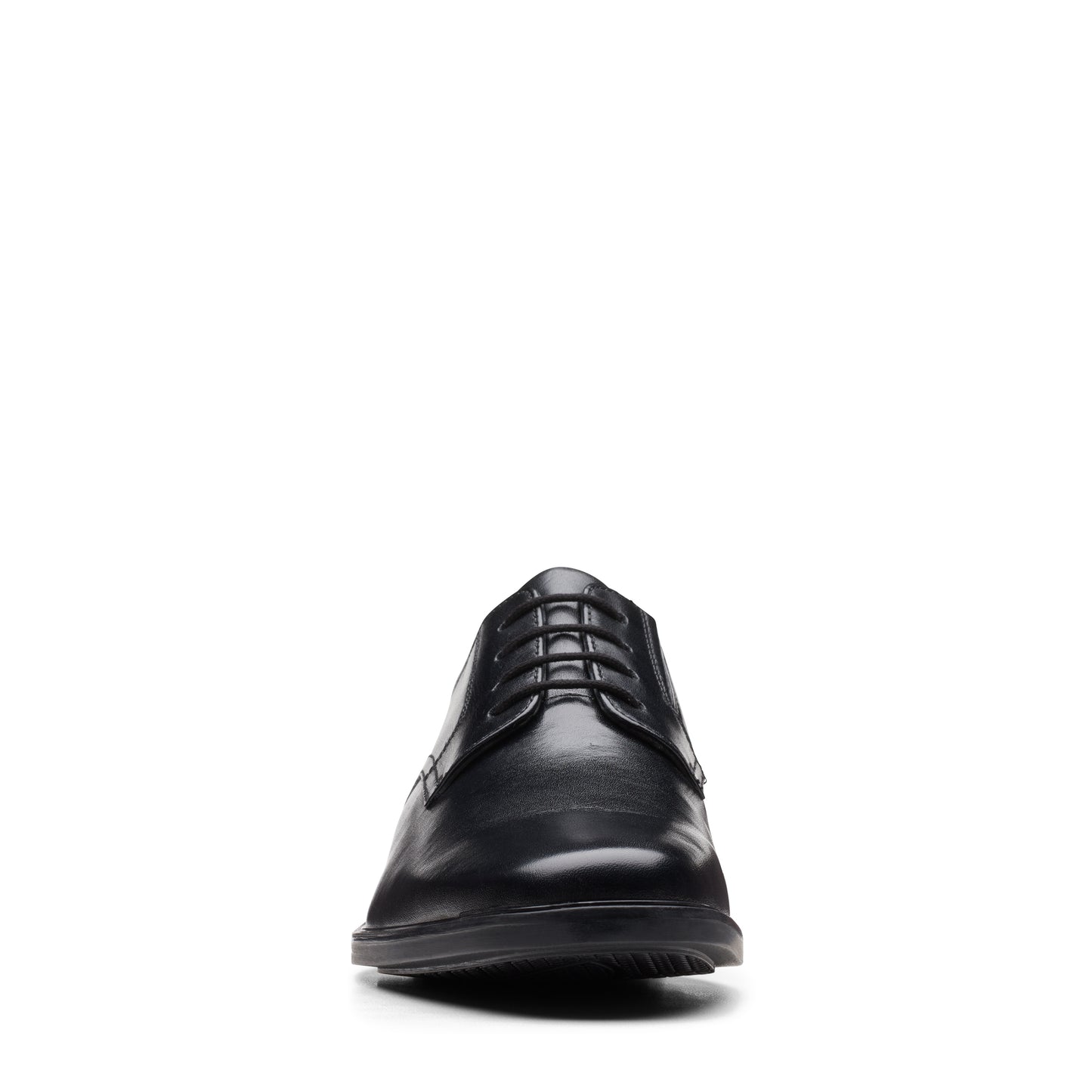 Clarks Howard Walk Black Leather Shoes