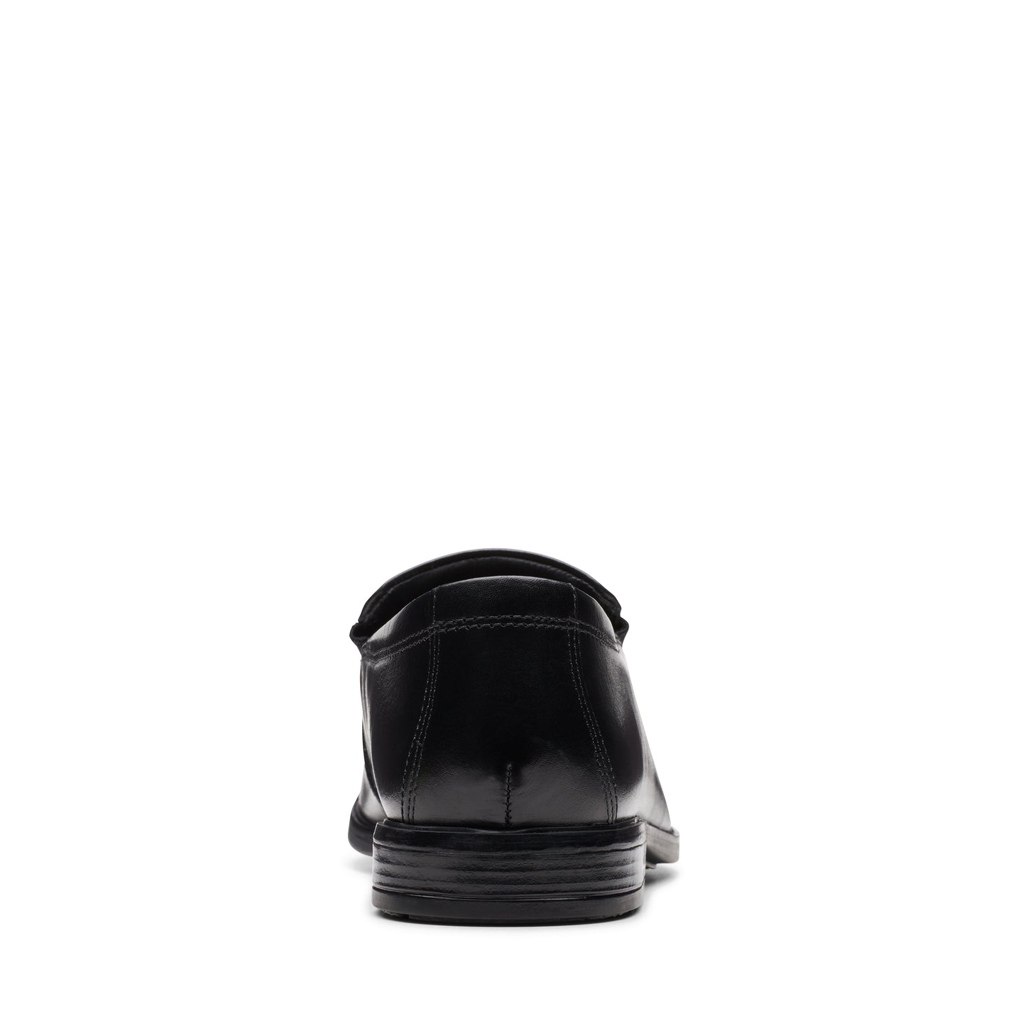 Clarks Howard Edge Black Leather Shoes