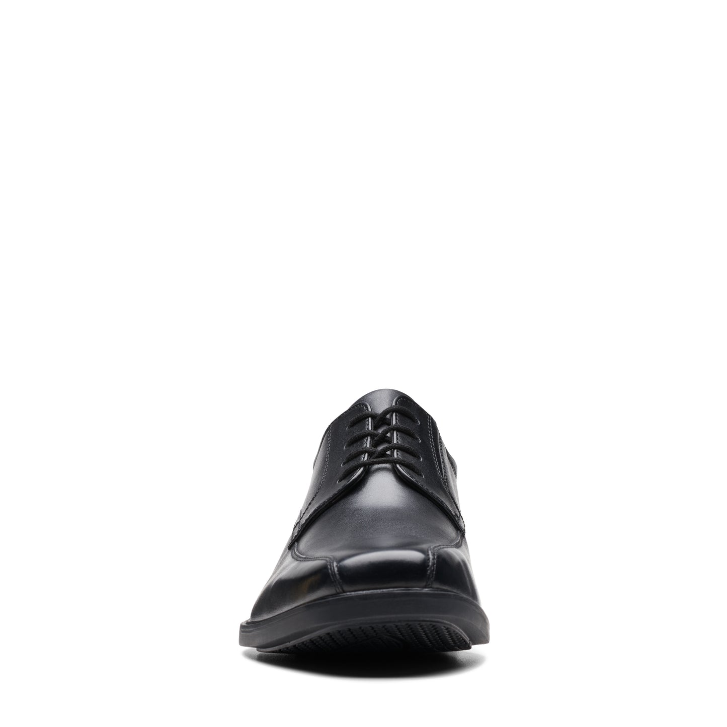 Clarks Howard Over Black Leather Shoes
