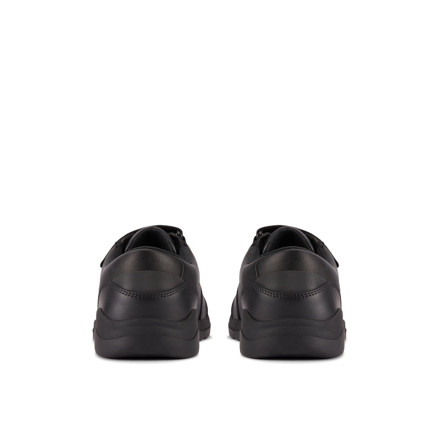 Clarks Daze Step Black Leather School Shoes