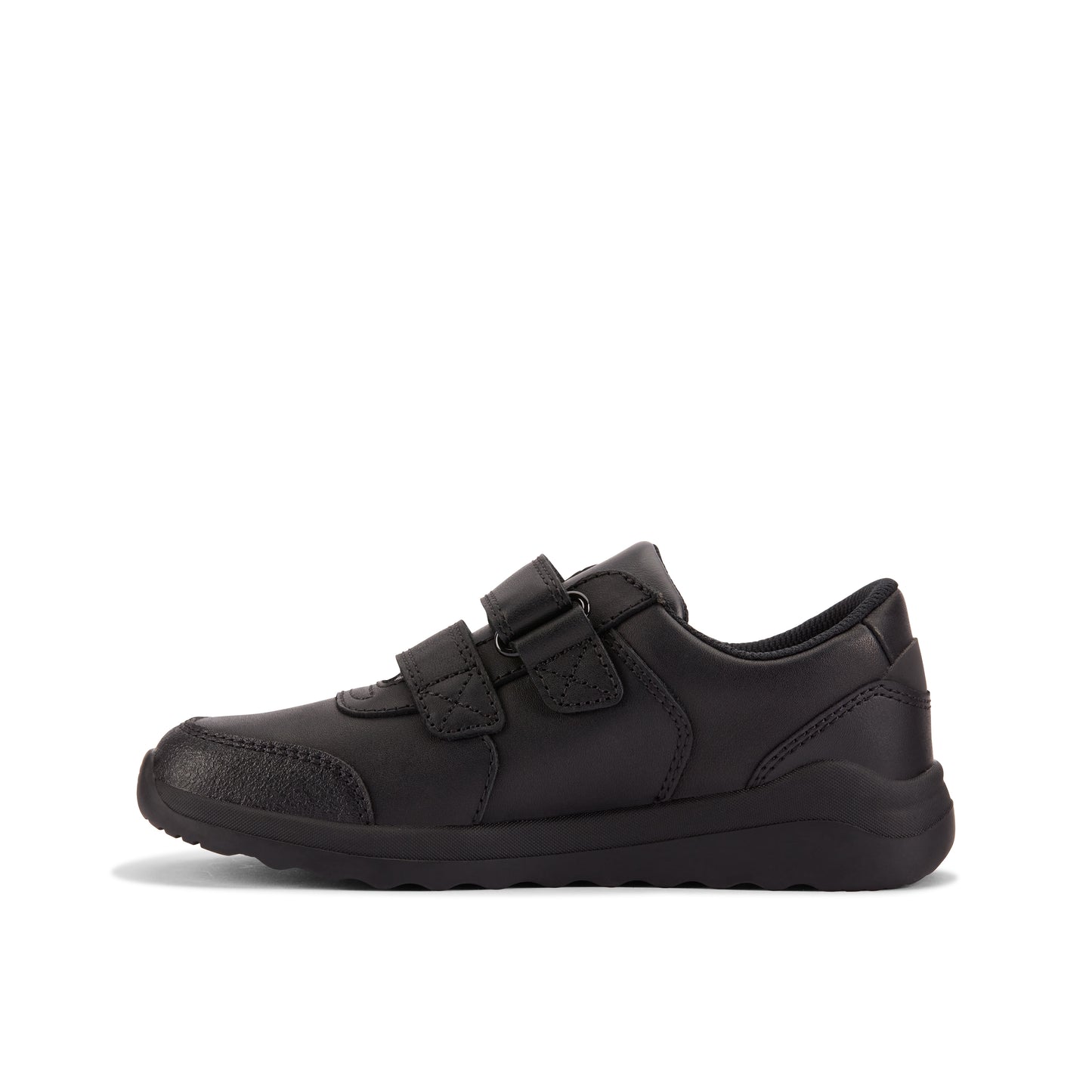 Clarks Daze Step 2 Black Leather School Shoes