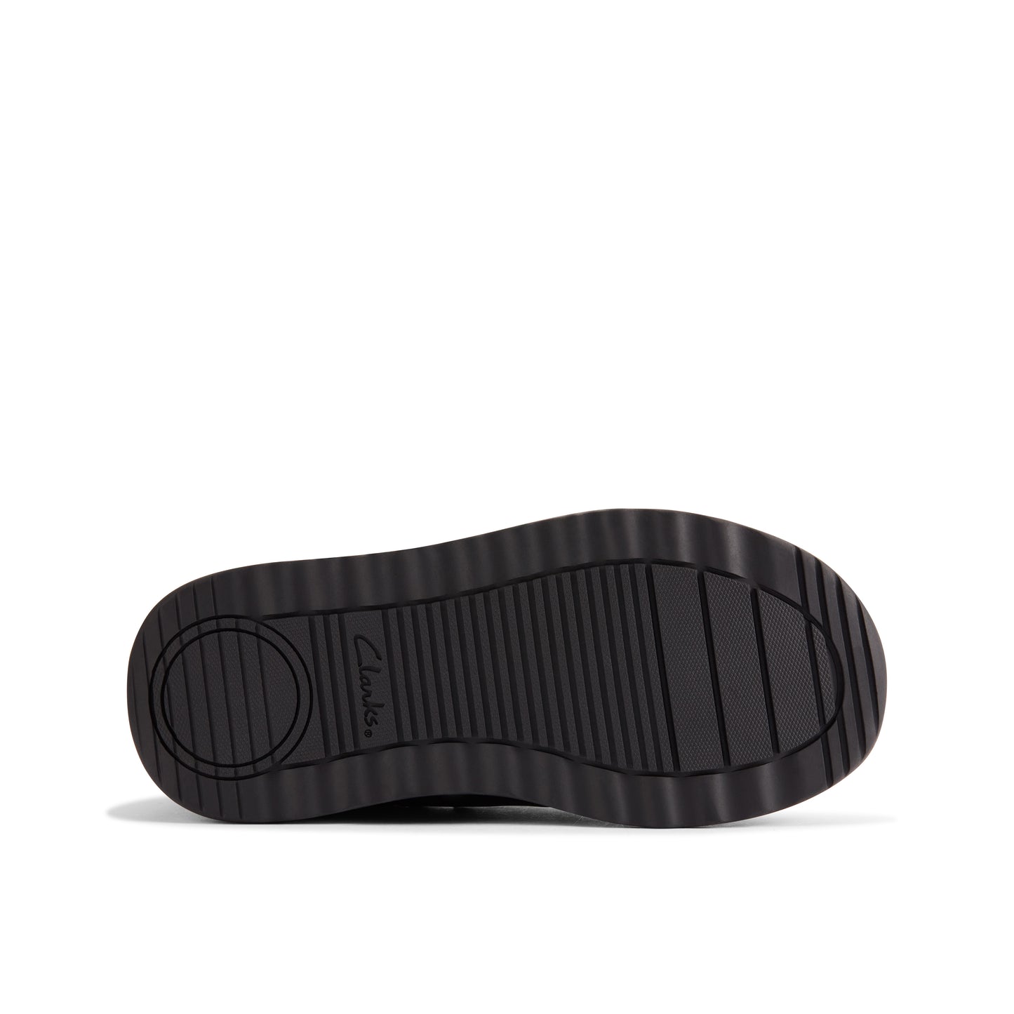 Clarks Daze Step 2 Black Leather School Shoes